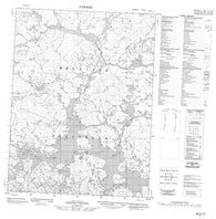 046O12 No Title Canadian topographic map, 1:50,000 scale