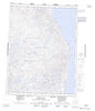 046O Barrow River Canadian topographic map, 1:250,000 scale
