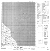 046P11 Cape Robert Brown Canadian topographic map, 1:50,000 scale