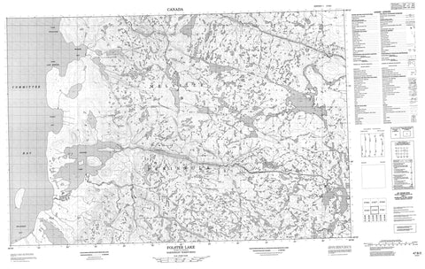 047B02 Folster Lake Canadian topographic map, 1:50,000 scale