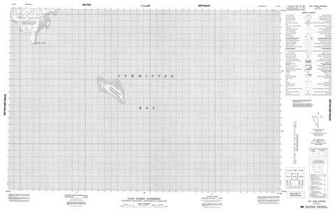 047B04 Cape James Anderson Canadian topographic map, 1:50,000 scale