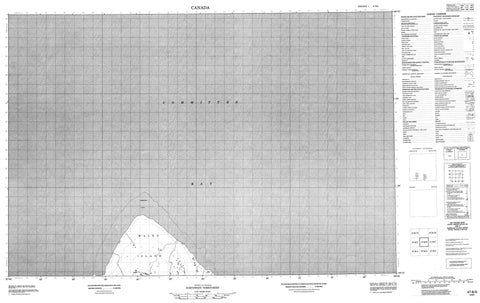 047B06 No Title Canadian topographic map, 1:50,000 scale