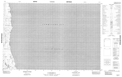 047B12 No Title Canadian topographic map, 1:50,000 scale