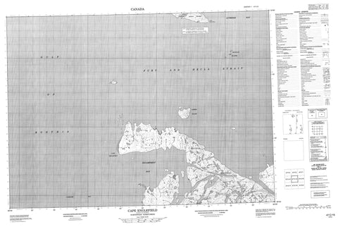 047C15 Cape Englefield Canadian topographic map, 1:50,000 scale