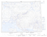 047F Agu Bay Canadian topographic map, 1:250,000 scale