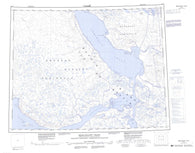 047G Berlinguet Inlet Canadian topographic map, 1:250,000 scale