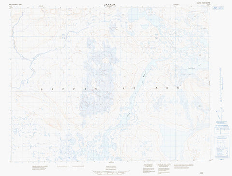 047H01 No Title Canadian topographic map, 1:50,000 scale