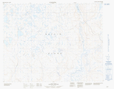 047H08 No Title Canadian topographic map, 1:50,000 scale