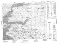 048B08 Fabricius Fiord Canadian topographic map, 1:50,000 scale