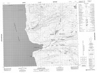 048B10 Levasseur Inlet Canadian topographic map, 1:50,000 scale