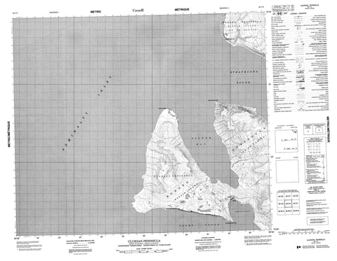 048C02 Uluksan Peninsula Canadian topographic map, 1:50,000 scale