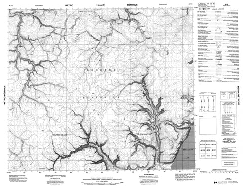 048C06 No Title Canadian topographic map, 1:50,000 scale