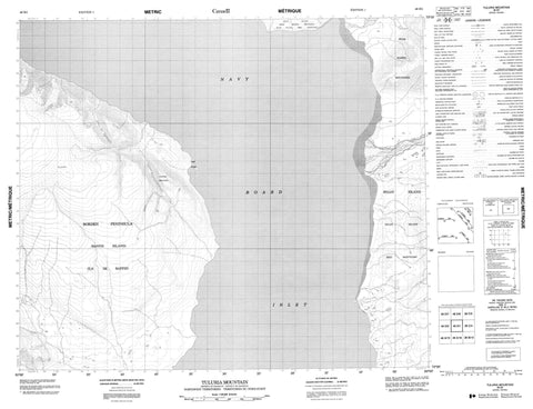 048D01 Tuluria Mountain Canadian topographic map, 1:50,000 scale