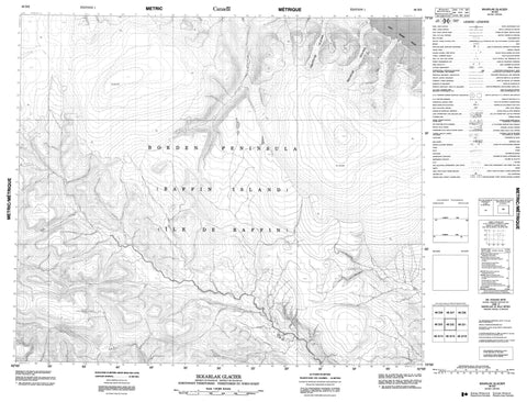 048D02 Ikkarlak Glacier Canadian topographic map, 1:50,000 scale