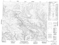 048D03 Military Survey Mountain Canadian topographic map, 1:50,000 scale