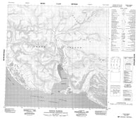 048E11 Dundas Harbour Canadian topographic map, 1:50,000 scale