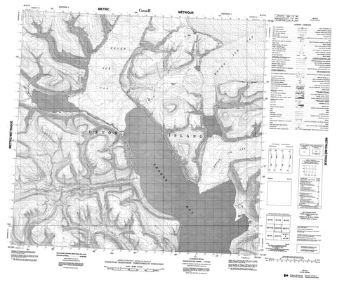 048E13 No Title Canadian topographic map, 1:50,000 scale