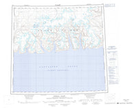 048F Powell Inlet Canadian topographic map, 1:250,000 scale