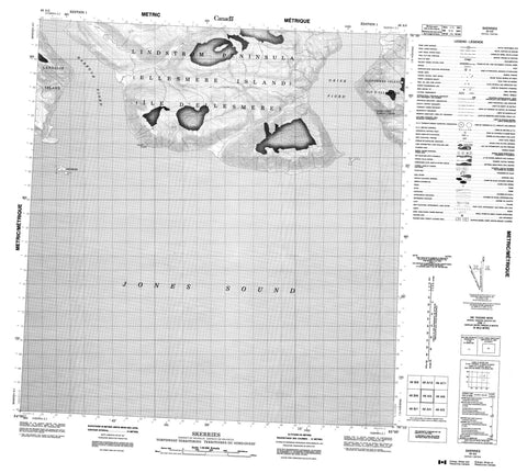 049A05 Skerries Canadian topographic map, 1:50,000 scale