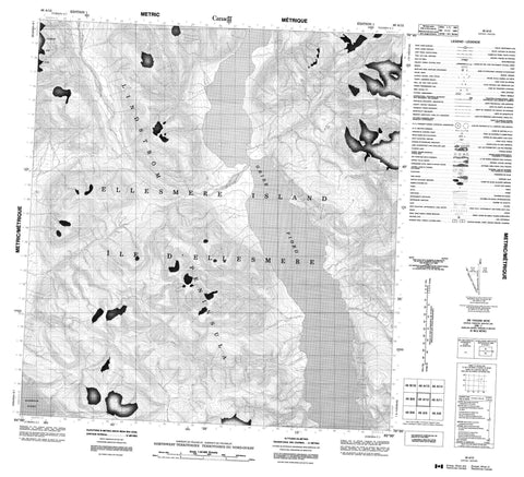 049A12 No Title Canadian topographic map, 1:50,000 scale