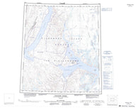 049D Vendom Fiord Canadian topographic map, 1:250,000 scale