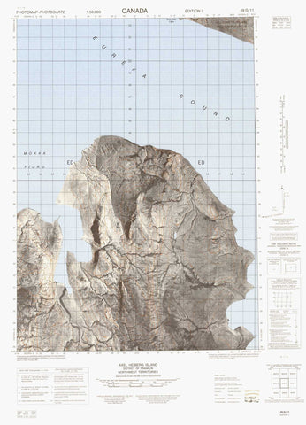 049G11 No Title Canadian topographic map, 1:50,000 scale