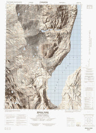 049G12 Mokka Fiord Canadian topographic map, 1:50,000 scale