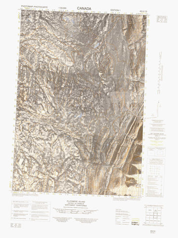 049H13 No Title Canadian topographic map, 1:50,000 scale