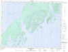 052A09 Shesheeb Bay Canadian topographic map, 1:50,000 scale
