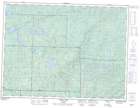 052A11 Onion Lake Canadian topographic map, 1:50,000 scale