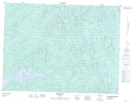 052A14 East Bay Canadian topographic map, 1:50,000 scale