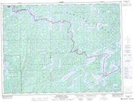 052B04 Basswood Lake Canadian topographic map, 1:50,000 scale