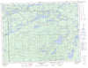 052B10 Burchell Lake Canadian topographic map, 1:50,000 scale