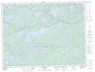 052B11 Pickerel Lake Canadian topographic map, 1:50,000 scale