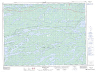 052B12 Quetico Lake Canadian topographic map, 1:50,000 scale