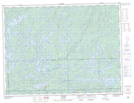 052B14 Sapawe Canadian topographic map, 1:50,000 scale