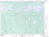 052C07 Namakan Lake Canadian topographic map, 1:50,000 scale