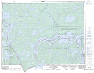 052C08 Lac La Croix Canadian topographic map, 1:50,000 scale