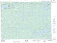 052C09 Pipe Lake Canadian topographic map, 1:50,000 scale