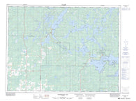 052C13 Northwest Bay Canadian topographic map, 1:50,000 scale