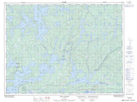 052C15 Mine Centre Canadian topographic map, 1:50,000 scale