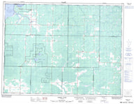 052D16 Arbor Vitae Canadian topographic map, 1:50,000 scale