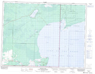 052E03 Buffalo Bay Canadian topographic map, 1:50,000 scale