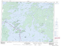 052E07 Falcon Island Canadian topographic map, 1:50,000 scale