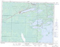 052E11 Falcon Lake Canadian topographic map, 1:50,000 scale