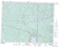 052E14 Caddy Lake Canadian topographic map, 1:50,000 scale