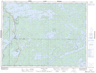 052F04 Kakagi Lake Canadian topographic map, 1:50,000 scale