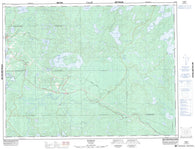 052F09 Dyment Canadian topographic map, 1:50,000 scale