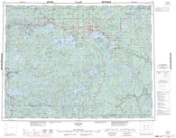 052F Dryden Canadian topographic map, 1:250,000 scale