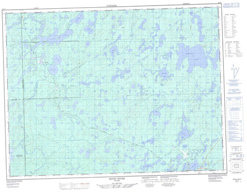 052G07 Petry River Canadian topographic map, 1:50,000 scale